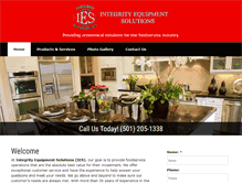 Tablet Screenshot of integrityequipmentsolutions.com